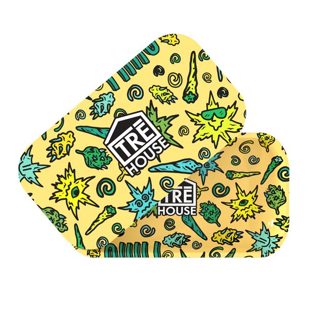 Metal Rolling Tray – Yellow
