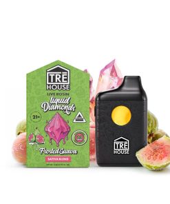 TreHouse Frosted Guava Sativa Live Rosin Liquid Diamonds Vape Pen