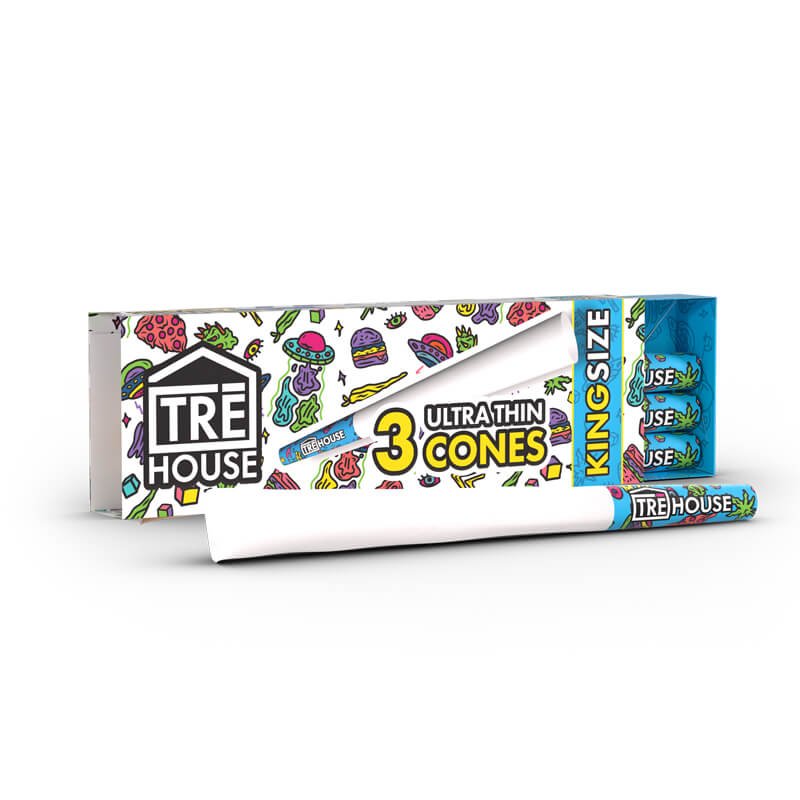 King-Size Slim Preroll Cones – 3ct – 4pk Bundle - Image 2