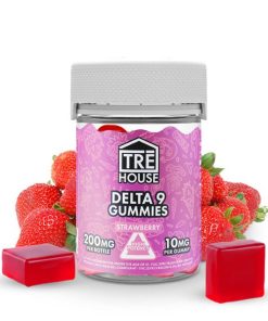 TreHouse Strawberry Delta 9 Gummies