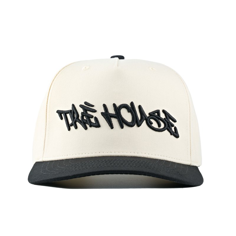 Graffiti Logo Hat – Cream