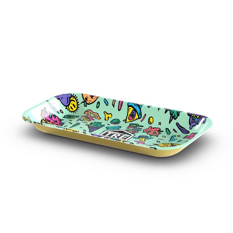 Metal Rolling Tray – Green - Image 5