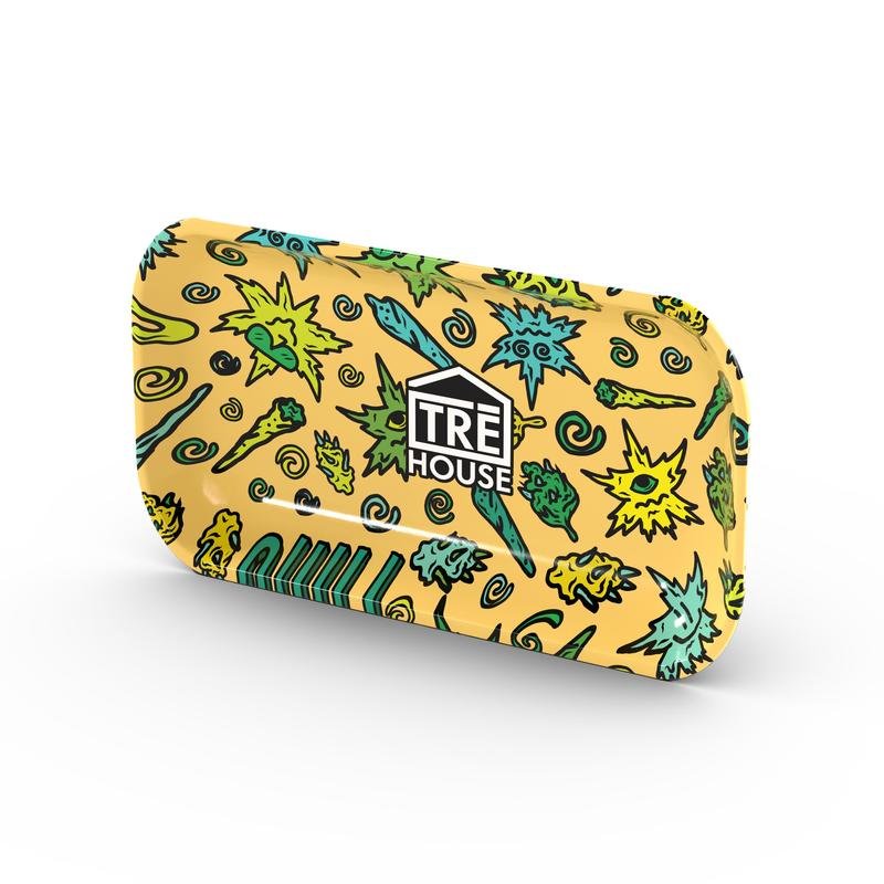 Metal Rolling Tray – Yellow - Image 6