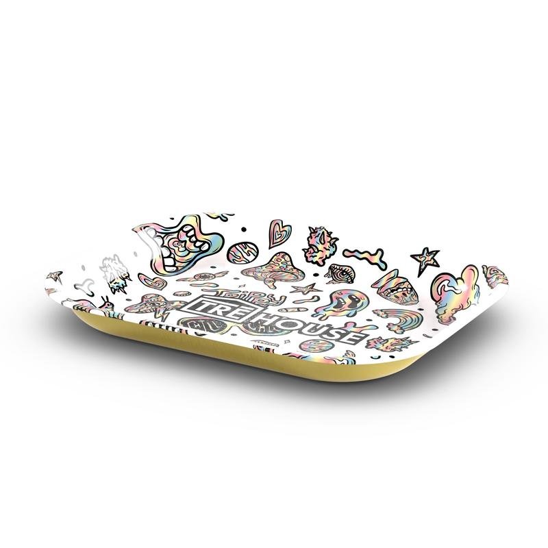 Metal Rolling Tray – White - Image 4