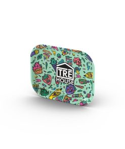 Alternative view of Metal Rolling Tray – Green