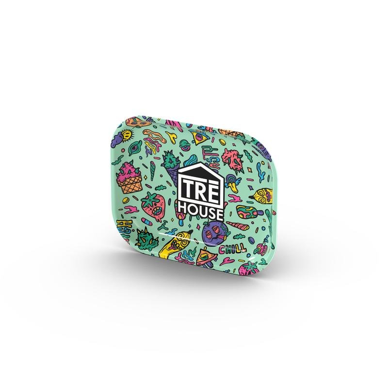 Metal Rolling Tray – Green - Image 2