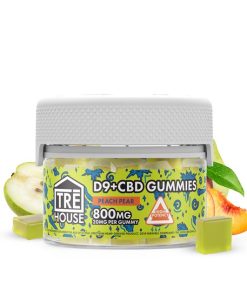 Alternative view of TreHouse Peach Pear D9+CBD Gummies