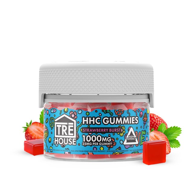 TreHouse Strawberry Burst HHC Gummies - Image 2