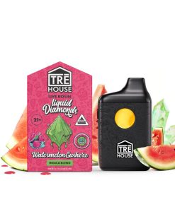 TreHouse Watermelon Gusherz Indica Live Rosin Liquid Diamonds Vape Pen